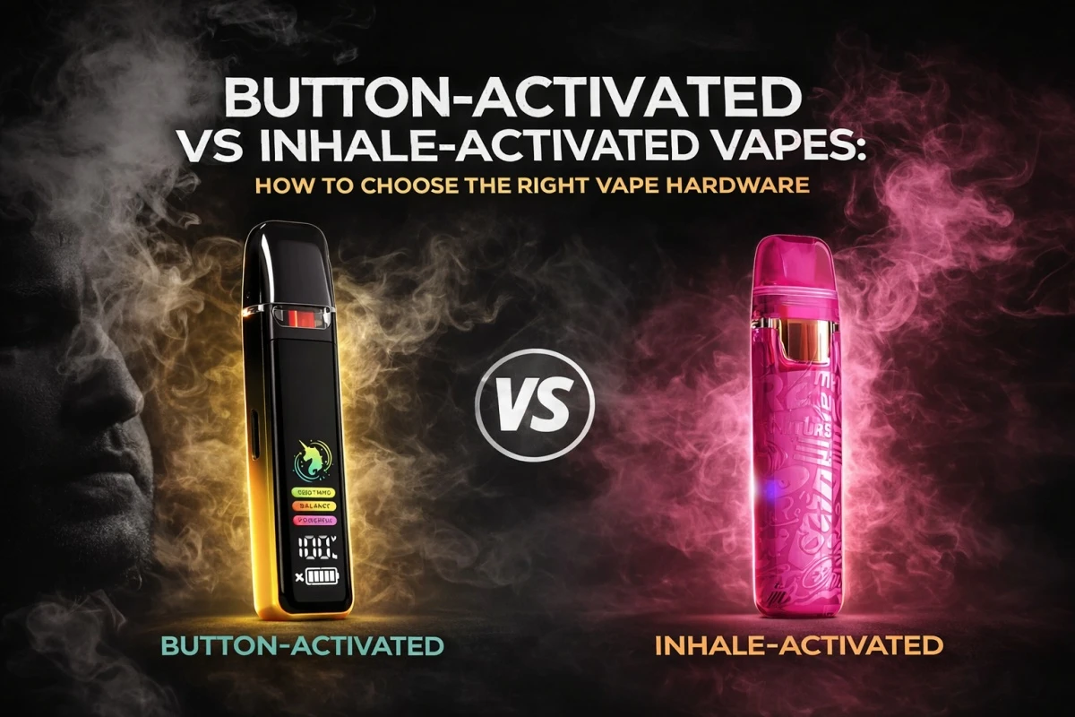 Button-Activated vs. Inhale-Activated Vapes: How to Choose Button-Activated vs. Inhale-Activated Vapes: How to Choose